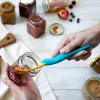 OTOTO Splatypus Espátula para Frigideira com Ranhuras e Espátula - Preto com Detalhes Laranja - Nylon e Silicone Apto para Contacto Alimentar