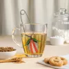 OTOTO Tea Trap Infusor de Chá - Verde/Vermelho - Aço Inoxidável e Plástico - 160 mm