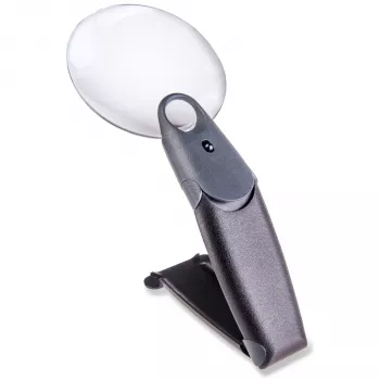 Carson FH-25 FreeHand Lupa 2,5x com iluminação LED, Preto