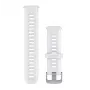Garmin QuickFit 20mm Bracelete de silicone Stone White / Clear Blue (010-11251-B7)