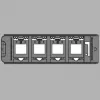 Plustek suporte para diapositivos para OpticFilm 135/135i