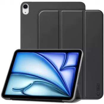Capa TechProtect SmartCase para Apple iPad Air 10,9 polegadas 4/5 (2020-2022) / 11 polegadas 6/7 (2024-2025) preta