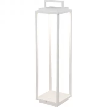 Candeeiro de mesa portátil LED AB+ by Abert Resort Maxi branco