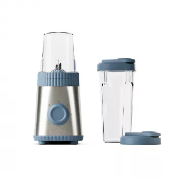 Misturadora portátil Guzzini Sous Chef ON-THE-GO, azul-marinho - misturadora compacta com 2 copos