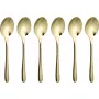 Sambonet Taste PVD Conjunto de 6 Colheres de Café Dourado