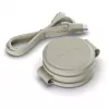 Carregador sem fios Satechi OntheGo 3-em-1 com Qi2, Areia, 15W, ST-QTG31W