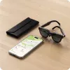Estojo para óculos Satechi Vegan-Leather FindAll Preto