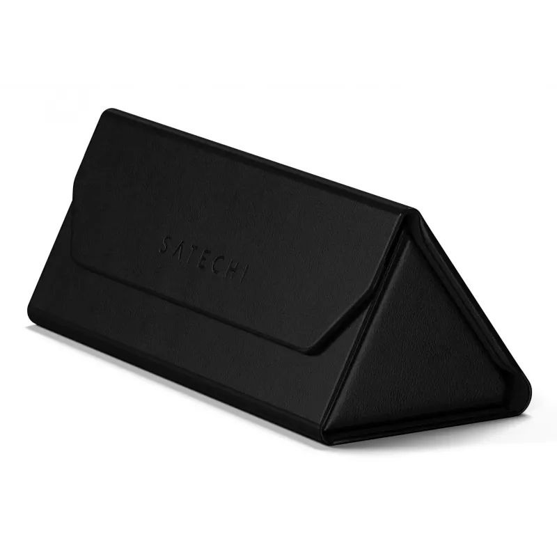 Satechi estojo para óculos FindAll em couro vegan preto
