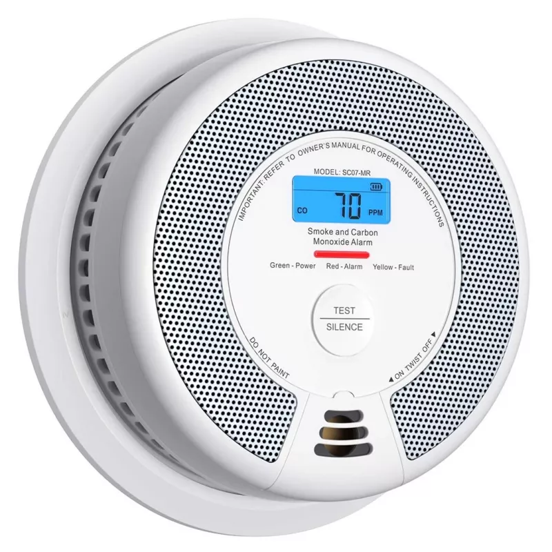 Detetor de fumo e monóxido de carbono interligado sem fios X-Sense SC07-MR com pilha de 10 anos