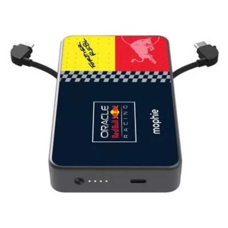 Mophie Powerstation Plus 10K Red Bull Racing 10000 mAh Power Bank com USB-C e Lightning