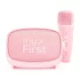 Conjunto de karaoke sem fios myFirst Voice 2 - microfone e altifalante com efeitos de distorção de voz, rosa