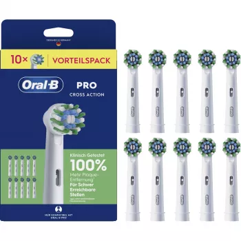 Braun Oral-B Pro CrossAction cabeças de escova de substituição pack de 10