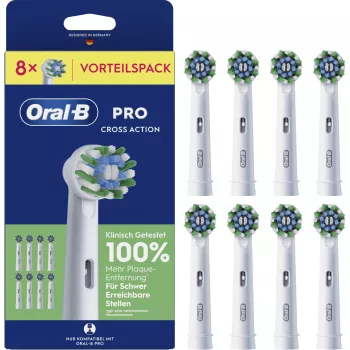 Braun Oral-B Pro CrossAction cabeças de escova de substituição pack de 8 994040