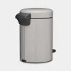 Contentor de resíduos com pedal Brabantia NewIcon 3 L Soft Grey (25 21 81)