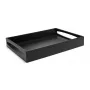 Tabuleiro Leopold Vienna Zilverstad preto 300x400x60mm madeira LV618000