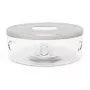 Aquecedor de chá Bredemeijer Minuet vidro + base inox 15,1 cm prateado