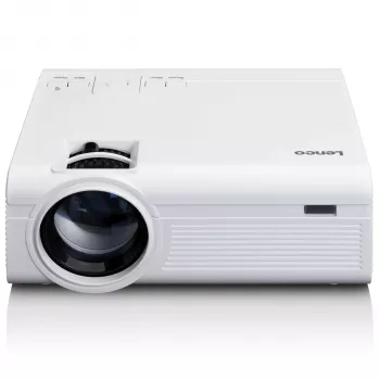 Projetor LCD Lenco LPJ-280WH - HD Ready 1280x720, 280 ANSI Lumen, branco