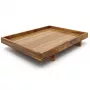 Bredemeijer Tabuleiro de Servir Wazuka Acácia 400x300x62mm