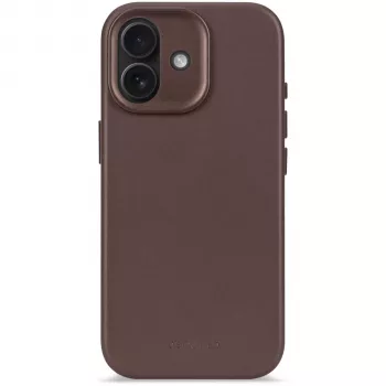 Decoded Capa Traseira em Pele para iPhone 17 com MagSafe - Chocolate Brown