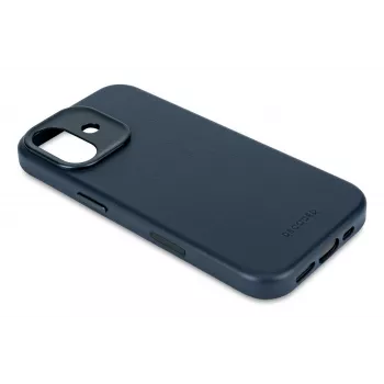 Decoded Capa Traseira em Pele para iPhone 17 com MagSafe - Navy Shadow