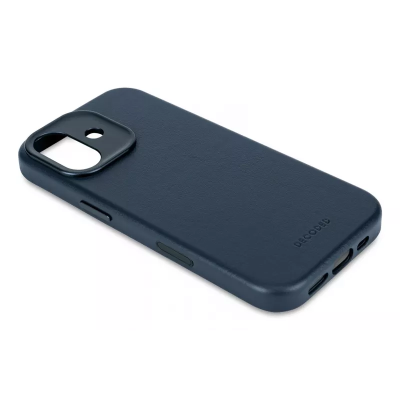Decoded Capa Traseira em Pele para iPhone 17 com MagSafe - Navy Shadow
