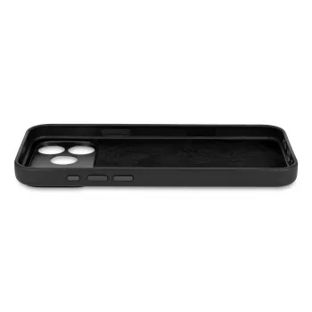 Traseira em pele Decoded para iPhone 17 Pro Max com MagSafe (preto)