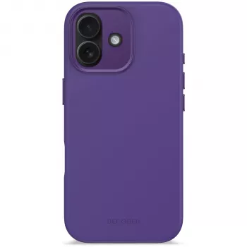 Capa traseira em silicone AntiMicrobial Decoded para iPhone 17, Future Dusk, compatível com MagSafe