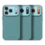 Capa traseira de silicone AntiMicrobial Decoded para iPhone 17 Pro com MagSafe - Retro Blue