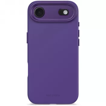 Capa traseira em silicone AntiMicrobial Decoded para Apple iPhone 17 Air, compatível com MagSafe, Future Dusk