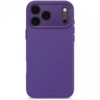 Capa traseira em silicone AntiMicrobial Decoded para iPhone 17 Pro Max, compatível com MagSafe, Future Dusk