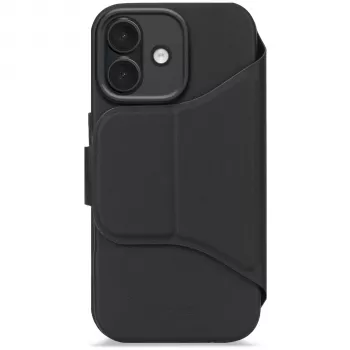 Carteira destacável de silicone texturado Decoded para iPhone 17, compatível com MagSafe, Phantom Black