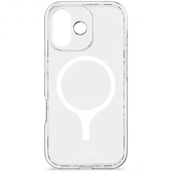 Capa traseira transparente DropTec Decoded para Apple iPhone 17 com MagSafe