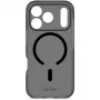 Capa traseira transparente DropTec Decoded para Apple iPhone 17 Pro, compatível com MagSafe, preto mate
