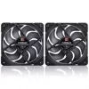 Ventoinha de caixa Noctua NF-A12x25 G2 PWM Sx2-PP chromax.black 120 mm (pack de 2, preto)