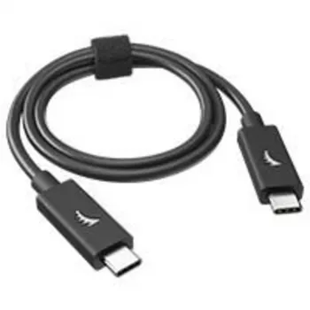 Cabo USB-C Angelbird 100cm - USB 3.2 Gen 2x2, 20 Gbit/s, 100W PD, preto