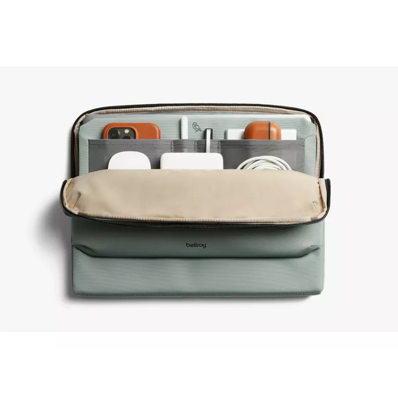 Bellroy Laptop Caddy 16 - Bolsa para Portáteis de 16 Polegadas com Bolsas para Acessórios (Eucalipto)