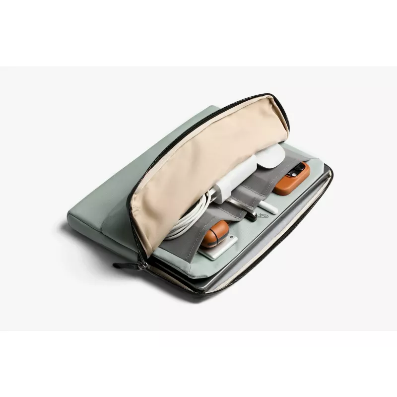 Bellroy Laptop Caddy 16 - Bolsa para Portáteis de 16 Polegadas com Bolsas para Acessórios (Eucalipto)