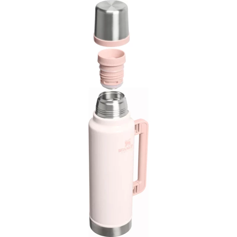 Garrafa STANLEY 1913 Classic Legendary 1.4L Hammertone Rose Quartz
