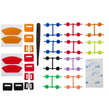 Asetek SimSports Colour Kit para Forte Pedals – elastómeros de travão e molas do acelerador