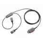 Adaptador em Y Poly - Divisor de headset - Quick Disconnect para Quick Disconnect