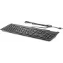 Teclado HP Business Slim Pan Nordic QWERTY preto USB com fios