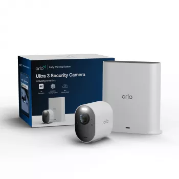 Arlo Ultra 3 Câmara com Holofote Add-On + SmartHub