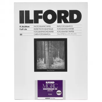 Papel de Ampliação Preto e Branco Brilhante ILFORD Multigrade RC Deluxe 18x24 cm 25 Folhas