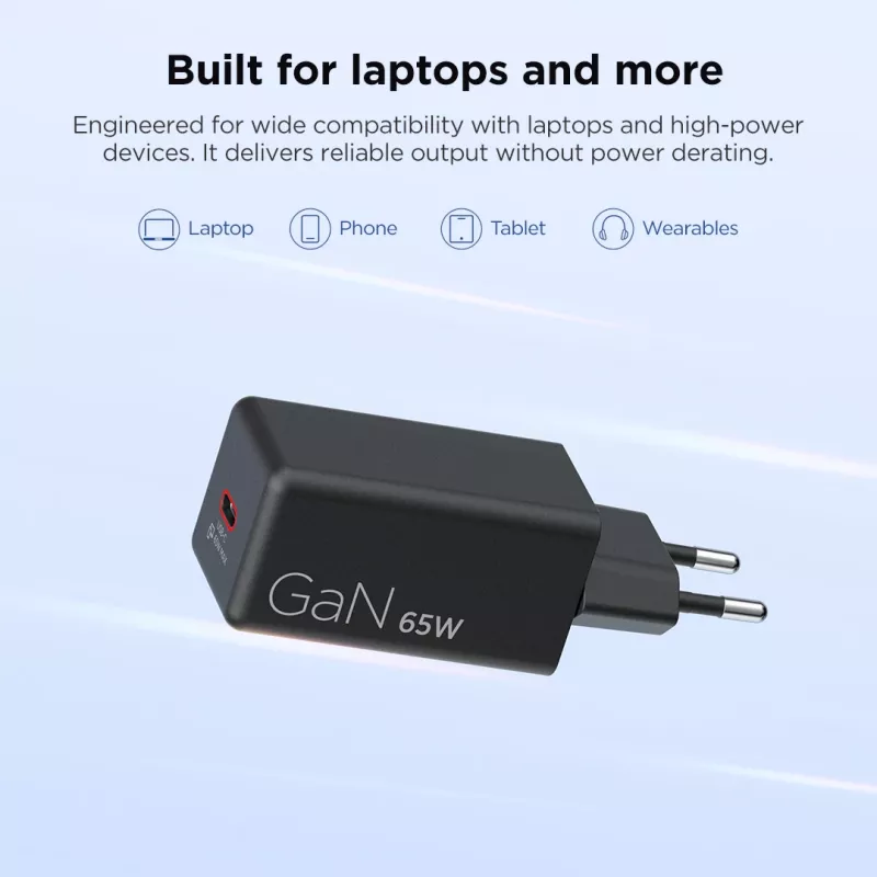 Carregador Lenovo 65W Mini USB-C GaN