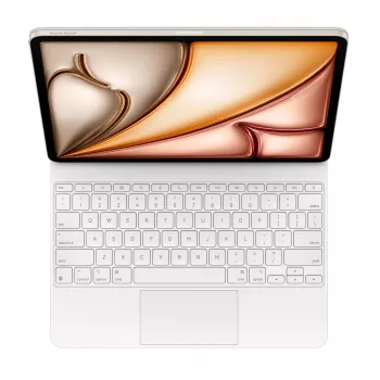 Apple Magic Keyboard para Apple iPad Air 13 (M2/M3), branco, Smart Connector, disposição suíça