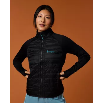Casaco isolado Cotopaxi Capa Hybrid para mulher - Cotopaxi Black - tamanho S