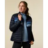 Casaco de penas Cotopaxi Fuego para mulher - Carbon Stripes - XS