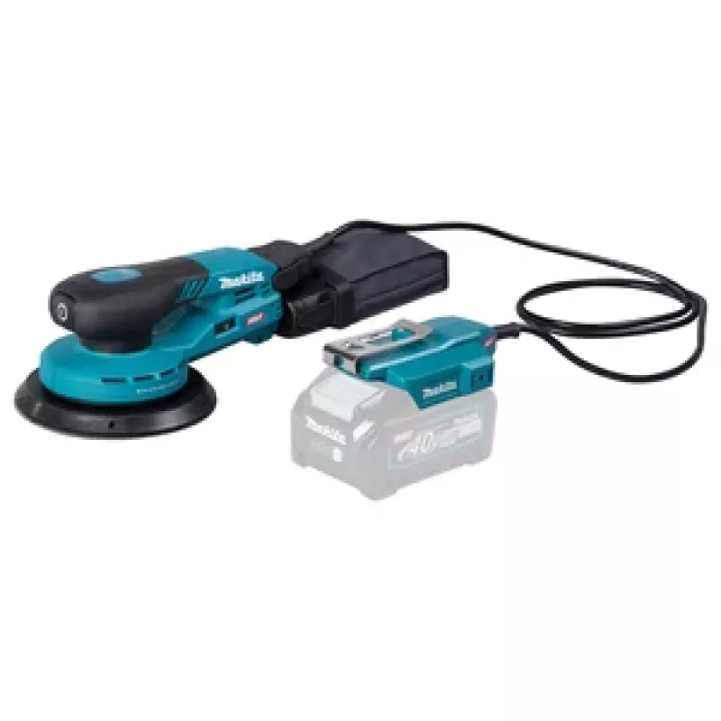 Lixadeira excêntrica a bateria Makita BO004CGZ 40V max XGT, 150 mm, sem bateria e carregador