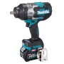 Chave de impacto a bateria Makita TW003GM201 XGT 40V Max, binário de desaperto 1600 Nm, encaixe quadrado 3/4 polegadas, com 2x baterias BL4040, carregador e mala