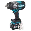 Chave de impacto a bateria Makita TW003GM201 XGT 40V Max, binário de desaperto 1600 Nm, encaixe quadrado 3/4 polegadas, com 2x baterias BL4040, carregador e mala